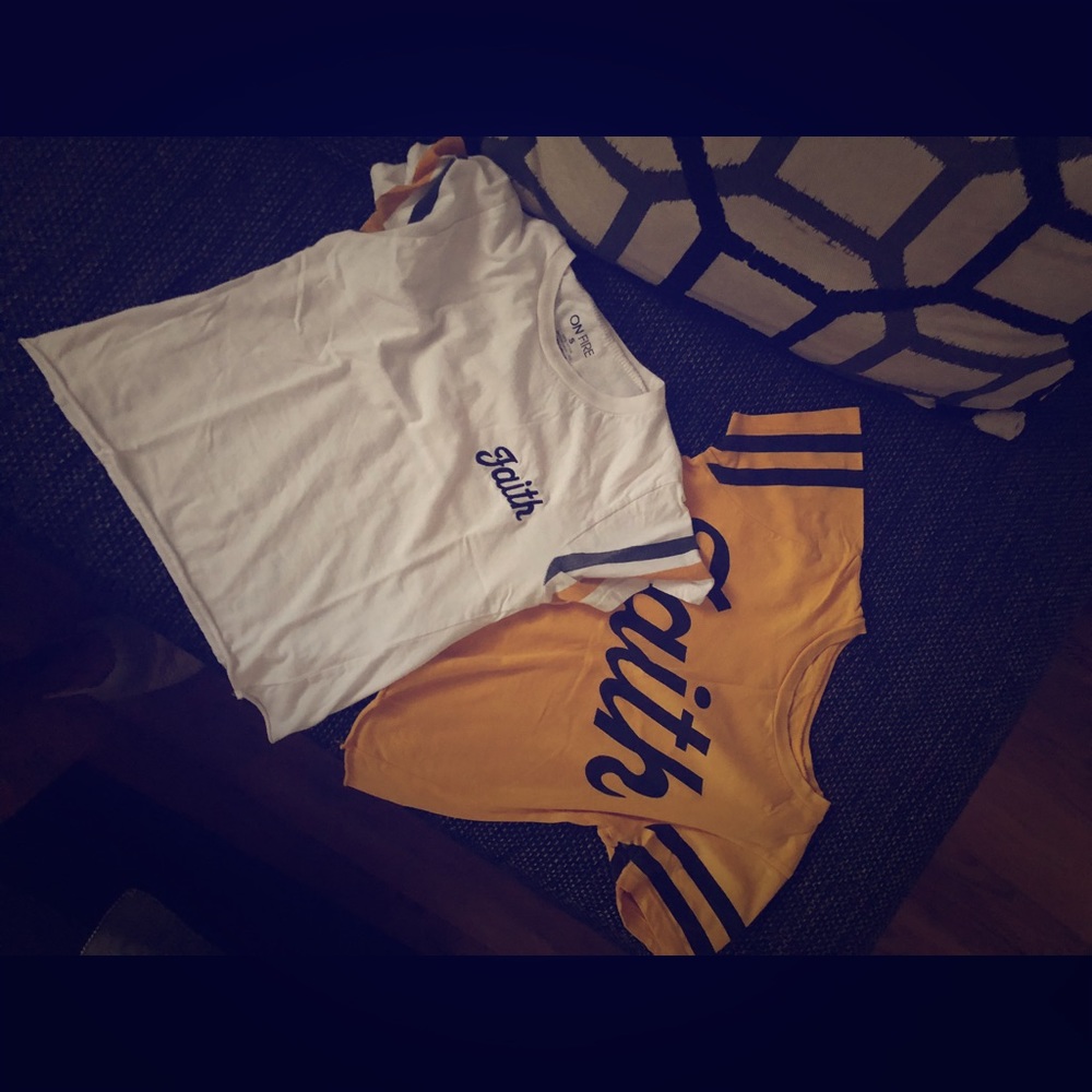 Two crop tops
